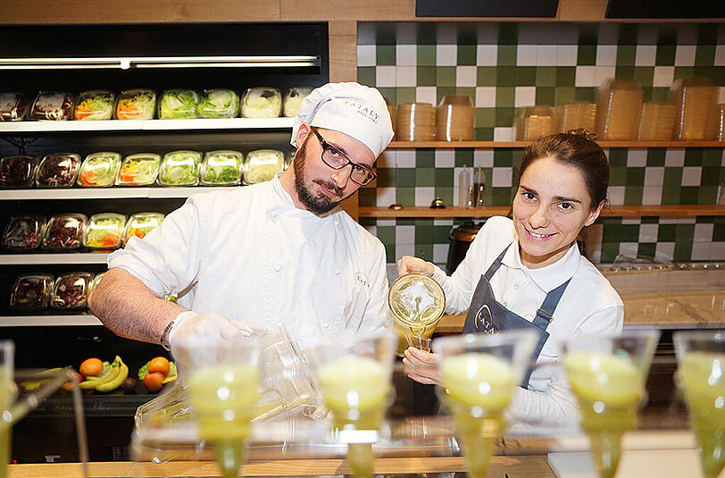 6: Frisch und gesund geht&rsquo;s bei Andrea und Claudia im Le Insalate zu.