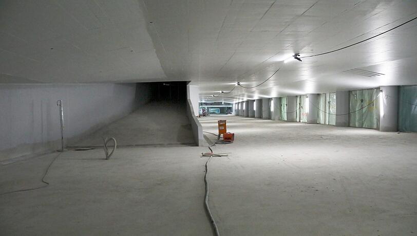 Das oberste Stockwerk nimmt bereits Konturen an. Das oberste Stockwerk nimmt bereits Konturen an.