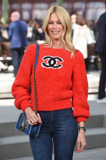 Claudia Schiffer bei der Chanel Cruise Show im Mai 2019 in Paris.