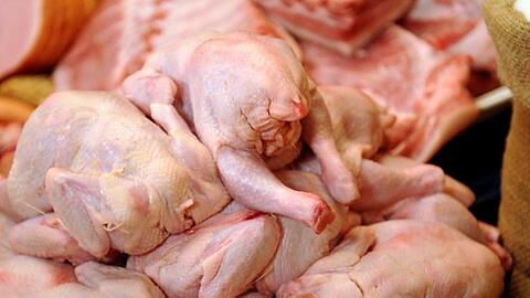 Rohes Hähnchenfleisch.