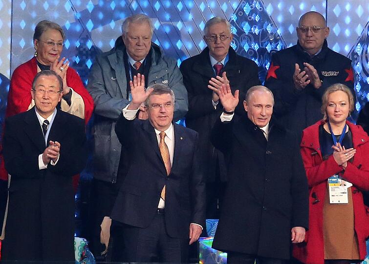 Weitere Bilder von der Eröffnungsfeier der Olympischen Spiele in Sotschi!