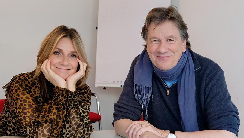 Jörg Kachelmann und Kim Fisher beim Interview zur Talkshow "Riverboat". Jörg Kachelmann und Kim Fisher beim Interview zur Talkshow "Riverboat".