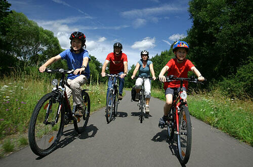 Familienausflug am Maare-Mosel-Radweg, Foto: PR