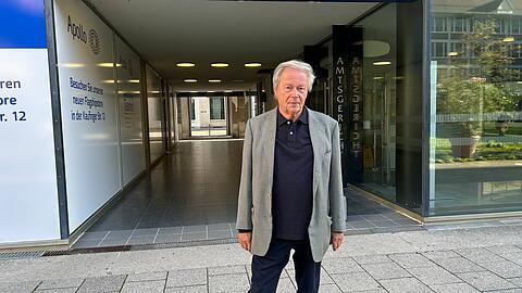 Architekt Stephan Braunfels (76), Sch&ouml;pfer vieler bekannter Geb&auml;ude, in M&uuml;nchen sowie bundesweit. In M&uuml;nchen stammt die Pinakothek der Moderne aus seiner Feder.