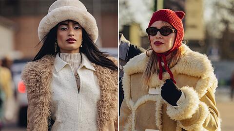 Bucket Hat, Bonnet und mehr: Mit diesen Accessoires halten sich die Fashion Girls diesen Winter warm.