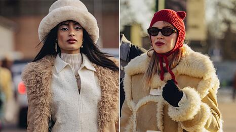 Bucket Hat, Bonnet und mehr: Mit diesen Accessoires halten sich die Fashion Girls diesen Winter warm.