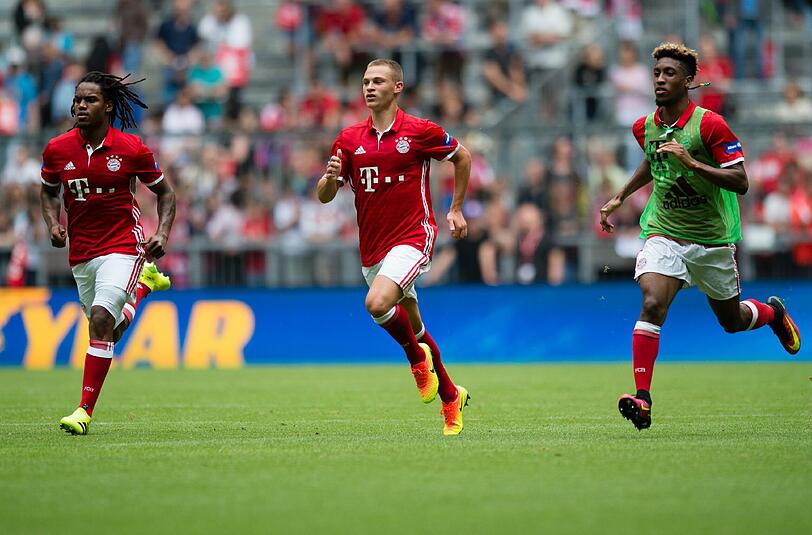 Die Youngstars beim FC Bayern: Renato Sanches, Joshua Kimmich und Kingsley Coman.