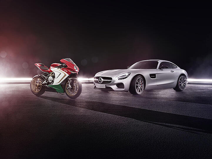 Spätzle-Spaghetti-Connection: Mercedes-AMG und MV Agusta