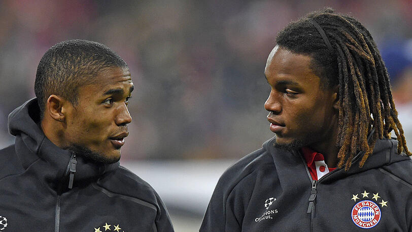 Sind ihre Tage beim FC Bayern gezählt? Douglas Costa (links) und Renato Sanches. Sind ihre Tage beim FC Bayern gezählt? Douglas Costa (links) und Renato Sanches.