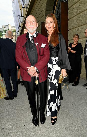 Markus Luepertz mit Frau Dunja Luepertz