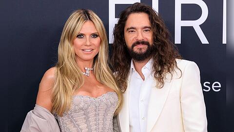 Heidi Klum und Tom Kaulitz sind seit 2019 verheiratet und zelebrieren immer wieder gemeinsame Auftritte - wie hier bei den Grammy Awards.