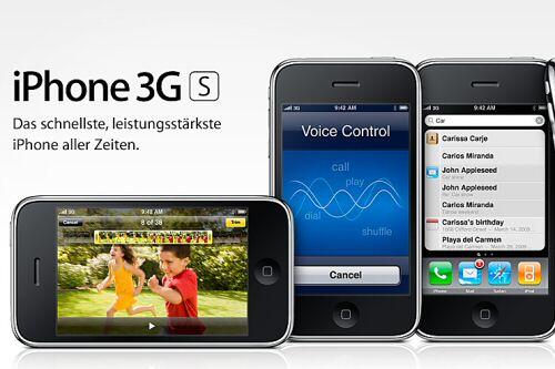 Das neue iPhone auf der Webseite von Apple