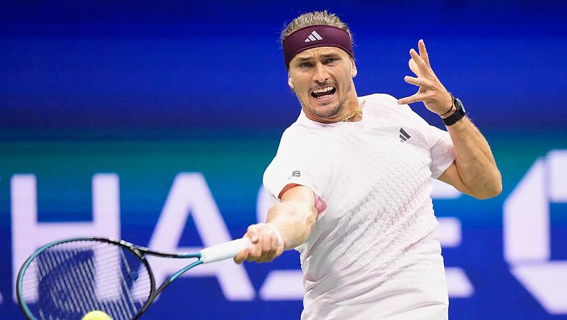 Souver&auml;n erreicht Alexander Zverev das Viertelfinale.