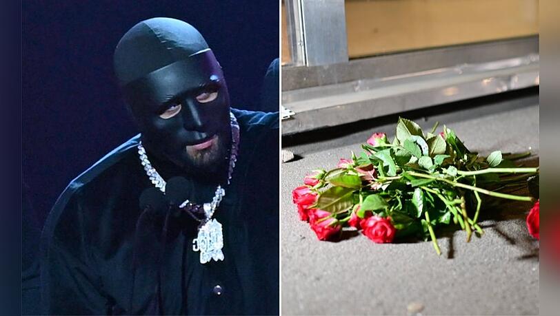 Am Ort der Tat wurden zu Ehren von C.Gambino Blumen niedergelegt.