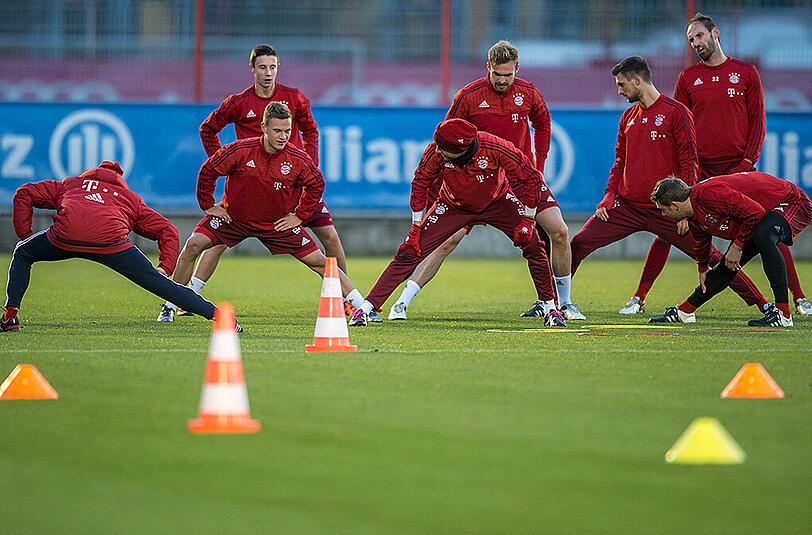 Weitere Bilder vom Auftakt-Training der Bayern.