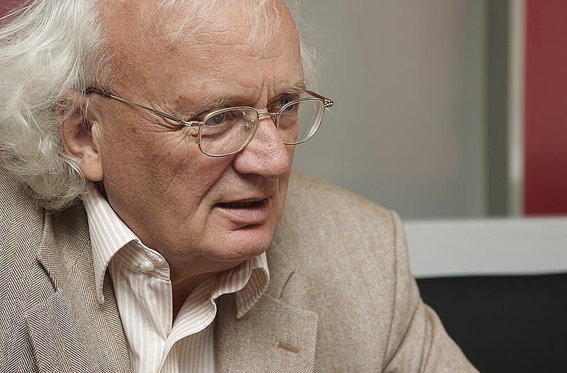 Der bekannte Komponist Wilfried Hiller.