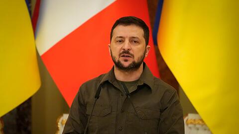 Der ukrainische Präsident Wolodymyr Selenskyj empfing Politiker aus aller Welt in Kiew.