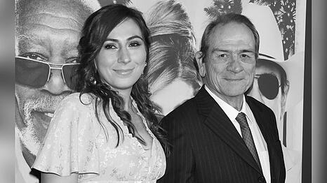 Victoria Jones und Tommy Lee Jones bei einer Premiere 2017.