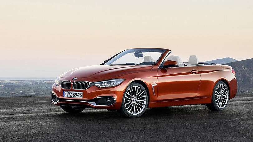Frisch
herausgeputzt präsentiert sich das BMW 4er Cabrio mit starken Herzstücken.
