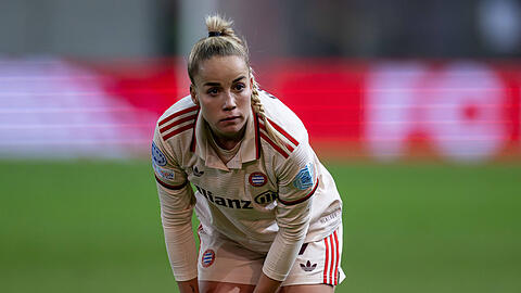 Giulia Gwinn und die Bayern-Frauen bereiten sich derzeit auf die Rückrunde vor.