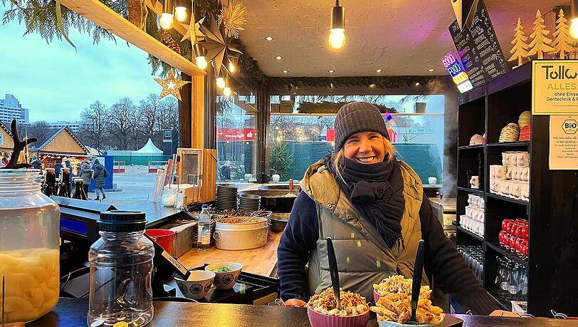 Die Genusswerkstatt von Sonja Schlederer befindet sich direkt am Tollwood-Haupteingang.