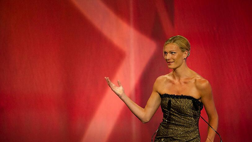Macht auf jeder Bühen eine gute Figur: Maria Höfl-Riesch.
