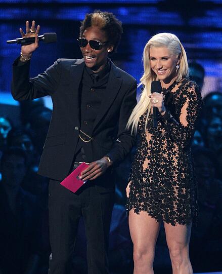 Hier sind Wiz Khalifa und Ke$ha zu bei den MTV Music Awards.