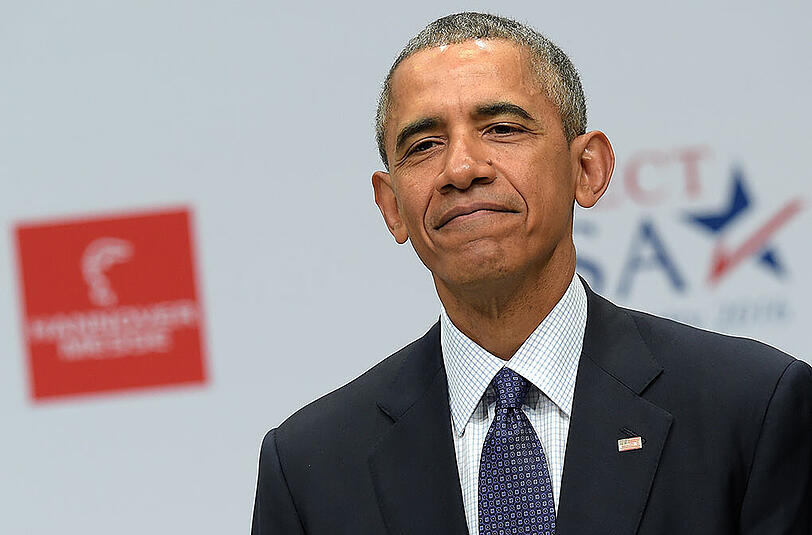 Bundeskanzlerin Angela Merkel und US-Präsident Barack Obama waren am Montag zu Besuch auf der Hannover Messe. Die Bilder.