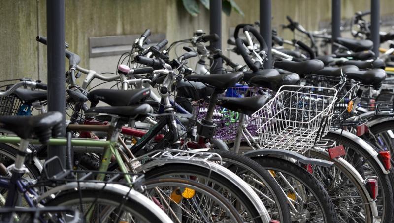 Fahrräder sind an einem Fahrrad-Stellplatz abgestellt. Foto: Patrick Seeger/Archivbild Fahrräder sind an einem Fahrrad-Stellplatz abgestellt. Foto: Patrick Seeger/Archivbild