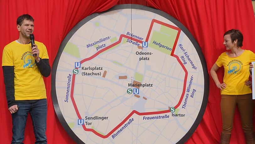 Entlang des Altstadtrings soll der Altstadt-Radlring entstehen. Entlang des Altstadtrings soll der Altstadt-Radlring entstehen.