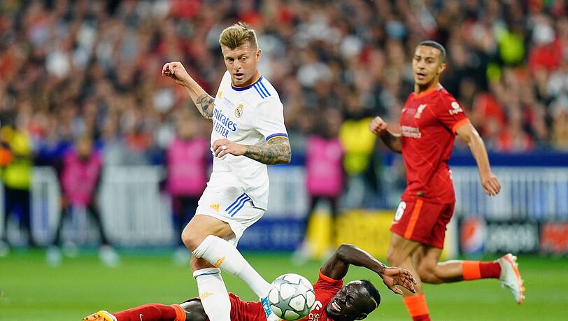 Toni Kroos war nach dem Finale gegen Liverpool auf die Fragen eines Reporters nicht gut zu sprechen.