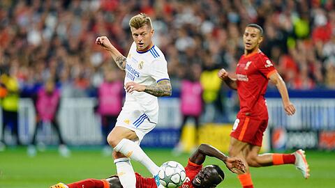 Toni Kroos war nach dem Finale gegen Liverpool auf die Fragen eines Reporters nicht gut zu sprechen.