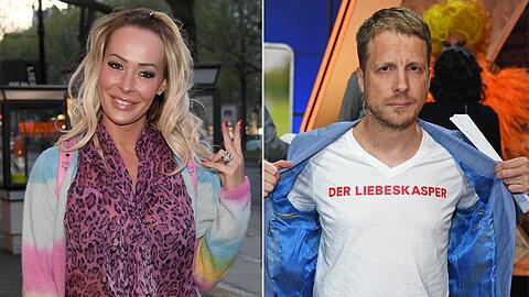 Cora Schumacher verriet im Dschungelcamp über Oliver Pocher: "Er hat gefragt, ob er vorbeikommen kann. Ich habe ihm natürlich gern die Tür geöffnet, weil ich ihn mag."