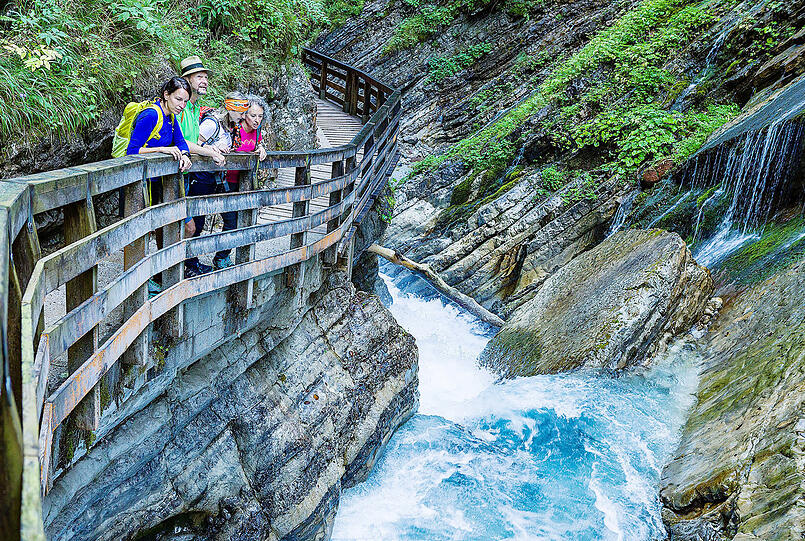 Die Wimbachklamm öffnet am 1. Mai wieder.