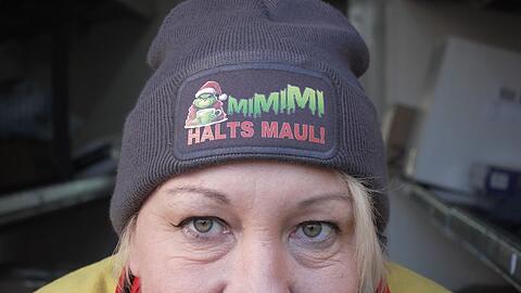 Zustellerin Kerstin Klein: "Die Arbeit hat mich echt zum Grinch gemacht."