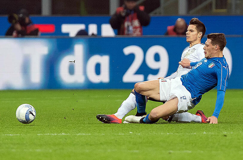 JULIAN WEIGL - NOTE 4: Startdebüt im vierten Länderspiel für den Ex-Löwen. Ordnete das Spiel als Sechser, verteilte die Bälle, wirkte hin und wieder recht nervös.
