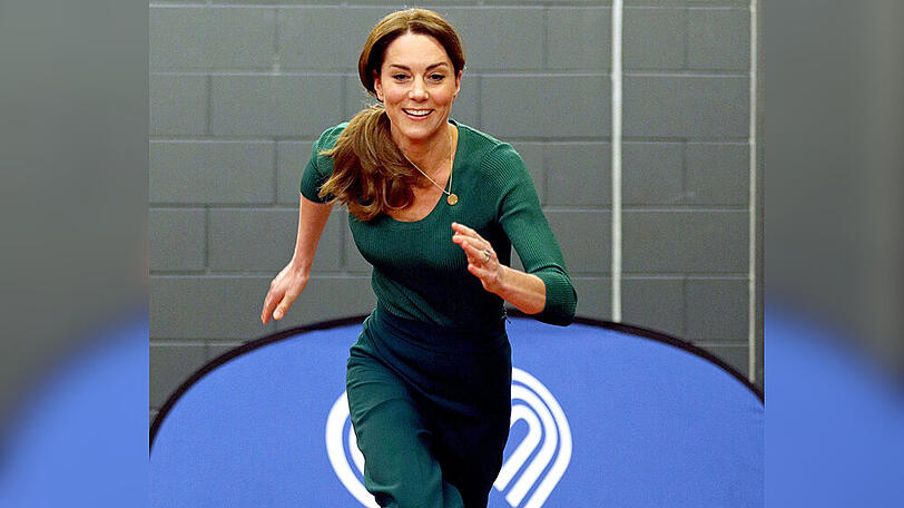 Herzogin Kate hat sichtlich Spaß am Sport