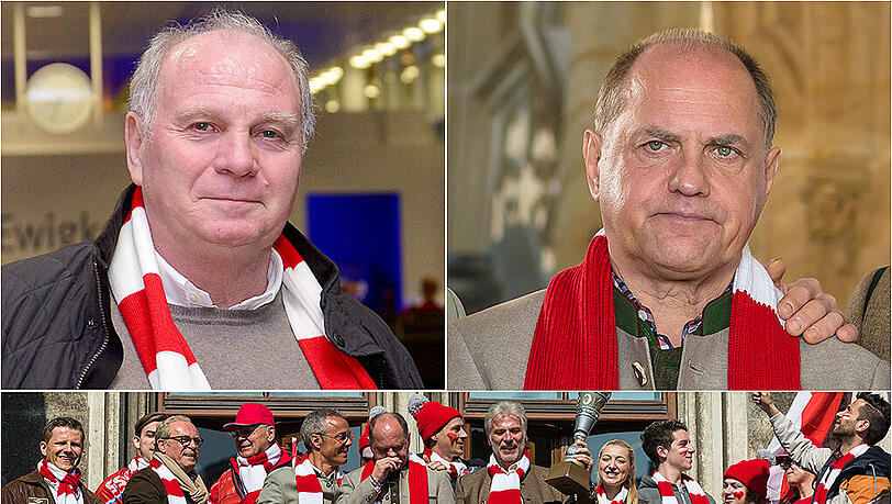 Uwe Ochsenknecht (r.) spielt in der Sat.1-Satire "Udo Honig - Kein schlechter Mensch" einen gefallenen Fußball-Manager, der wegen Steuerhinterziehung im Gefängnis sitzt. Die Parallelen zum Fall Hoeneß sind unverkennbar.