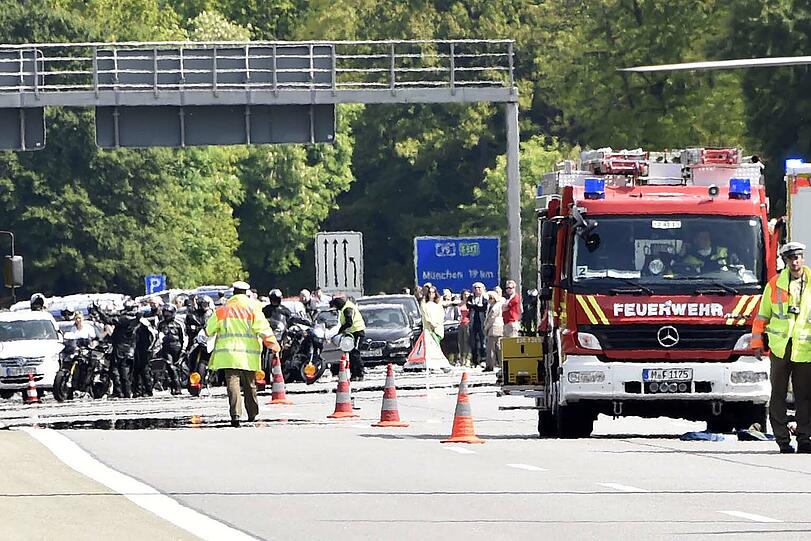 Schwerer Auffahrunfall auf der B95.