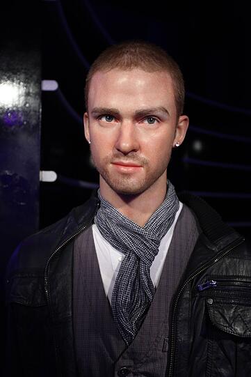 Dieser Blick! Hat sich der echte Justin Timberlake wohl auch gedacht.