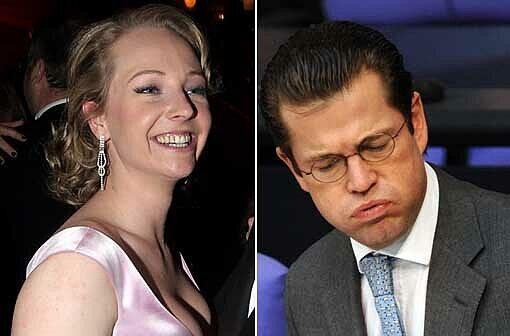Sie ließ ihren Anwalt sprechen: Stoiber-Tochter Veronica Saß (links). Daneben auch ein Promi, der wegen Plagiats-Vorwürfen den Doktortitel aberkannt bekam: Karl-Theodor zu Guttenberg