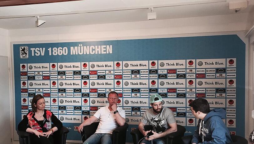 Rodri im Sommer-Outfit bei der Presserunde am Donnerstag.
