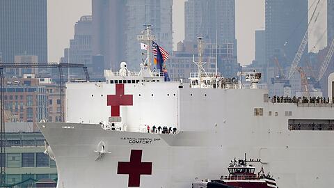 Das US-Milit&auml;r betreibt zwei gro&szlig;e Lazarettschiffe, die normalerweise eher nach Naturkatastrophen zum Einsatz kommen. (Archivbild)