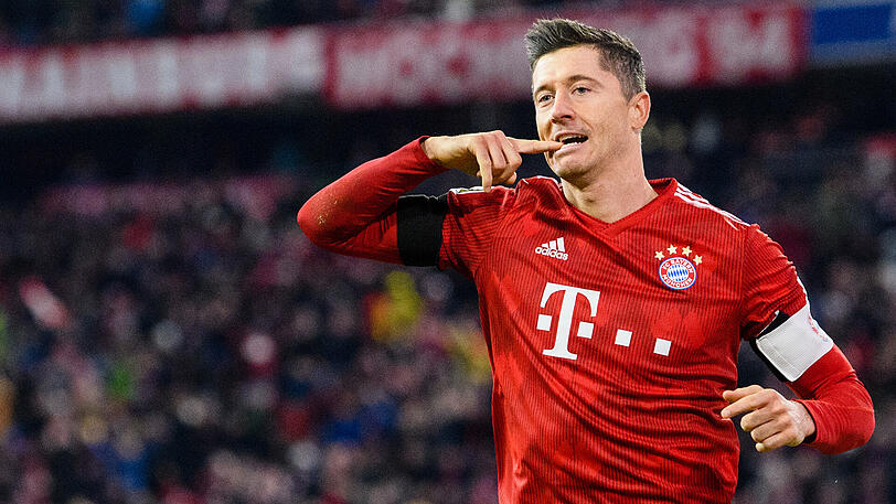 Torjäger des FC Bayern: Robert Lewandowski.