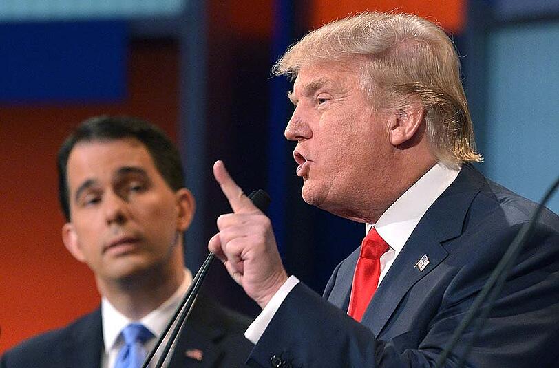 Donald Trump teilte bei der TV-Debatte ordentlich aus.