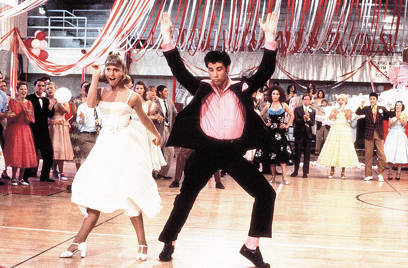 Sie tanzen sich in Millionen Herzen auf der ganzen Welt: Olivia Newton-John und John Travolta im Kult-Film "Grease".