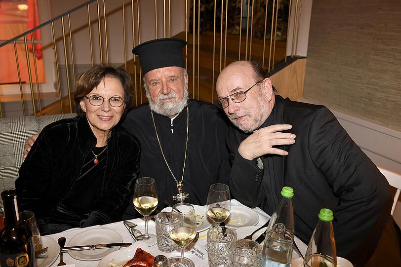 Emilia Müller, Erzpriester Apostolos Malamoussis und Prälat Lorenz Wolf