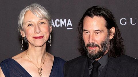 Alexandra Grant und Keanu Reeves bei einem gemeinsamen Auftritt im Jahr 2019.