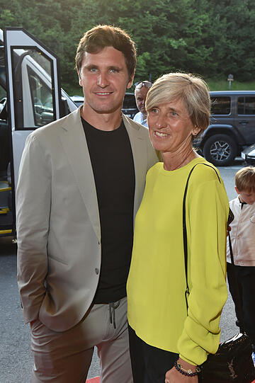 Mischa Zverev mit Mutter Irina Swerewa