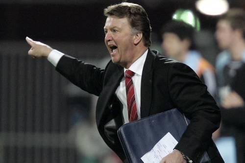 Schreit demnächst auf Deutsch: Der neue Bayern-Trainer Louis van Gaal.
